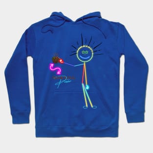 Neon Guy Morning Power / Morning Coffee Hoodie